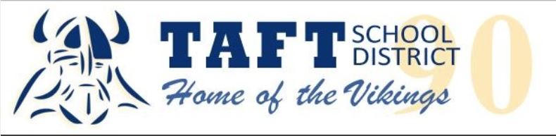 Taft School District 90's Logo